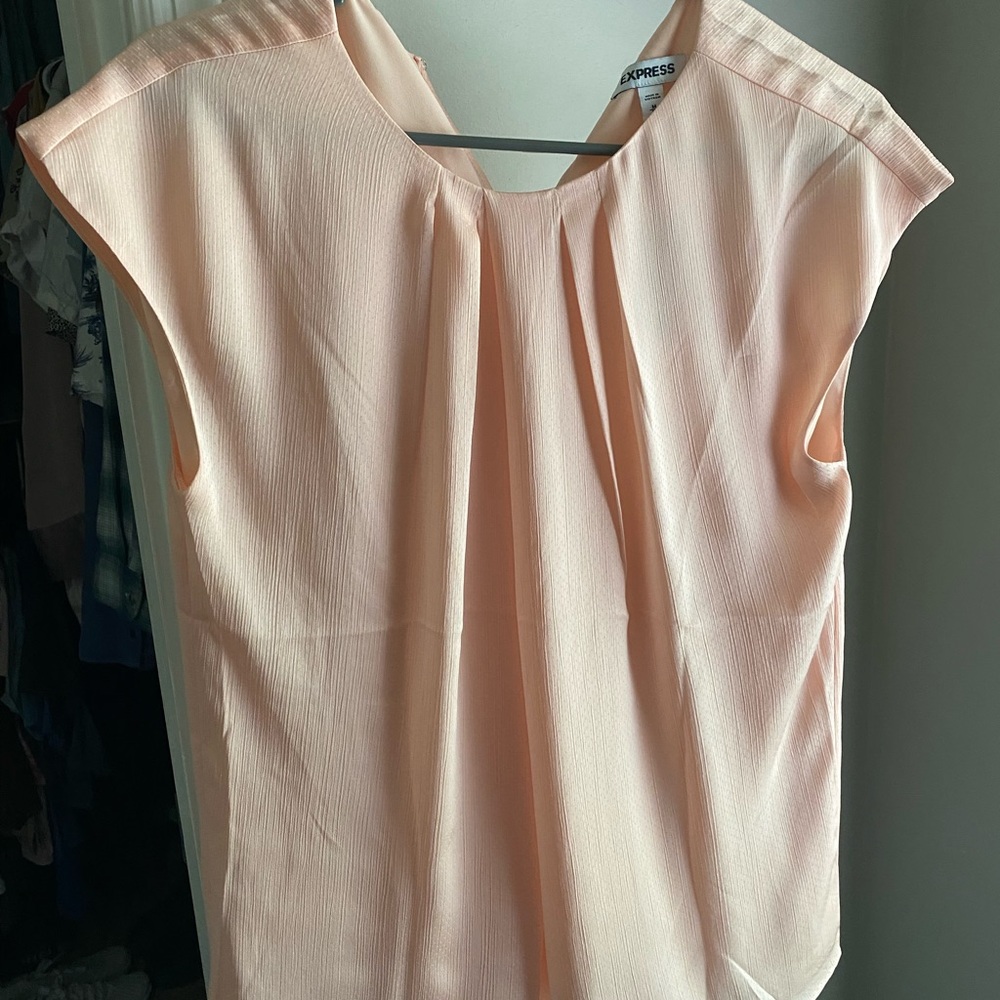 🩵3 for $25🩵 NWT Express Pink Cap Sleeve Blouse